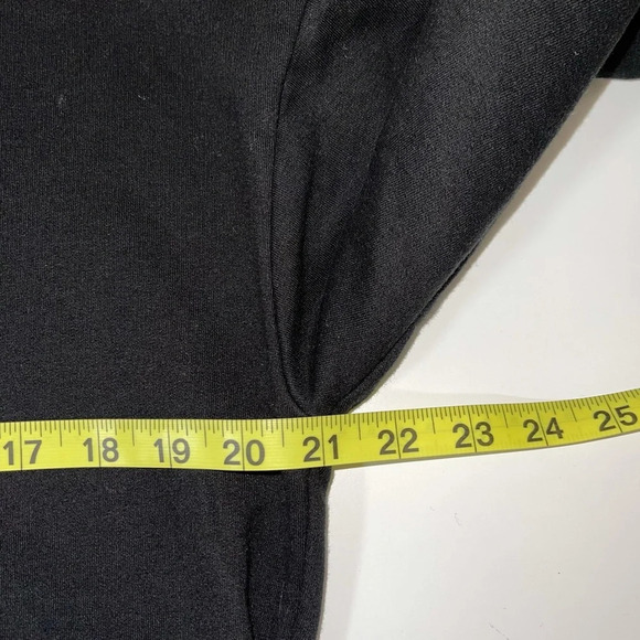 VS Victoria Sport Black Fleece Lined Crewneck Pullover Sweatshirt Xsmall Women’s - Picture 8 of 12